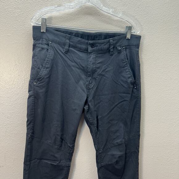 Projek raw Men’s Pants Slim Sz 33 Acti Flex Black/Noir Activewear Hiking Karate - Picture 2 of 9